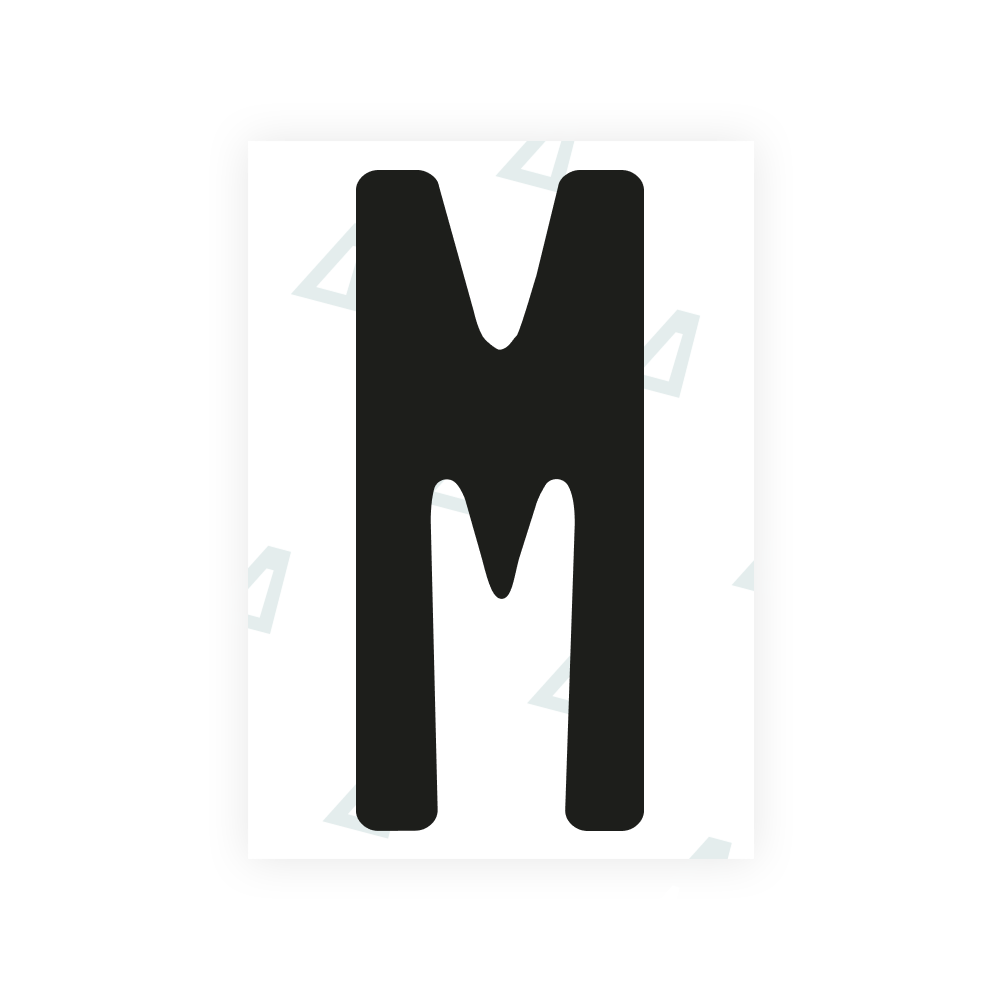 Alite Nanofilm for US (Kentucky - Embossed) license plates - Symbol "M"
