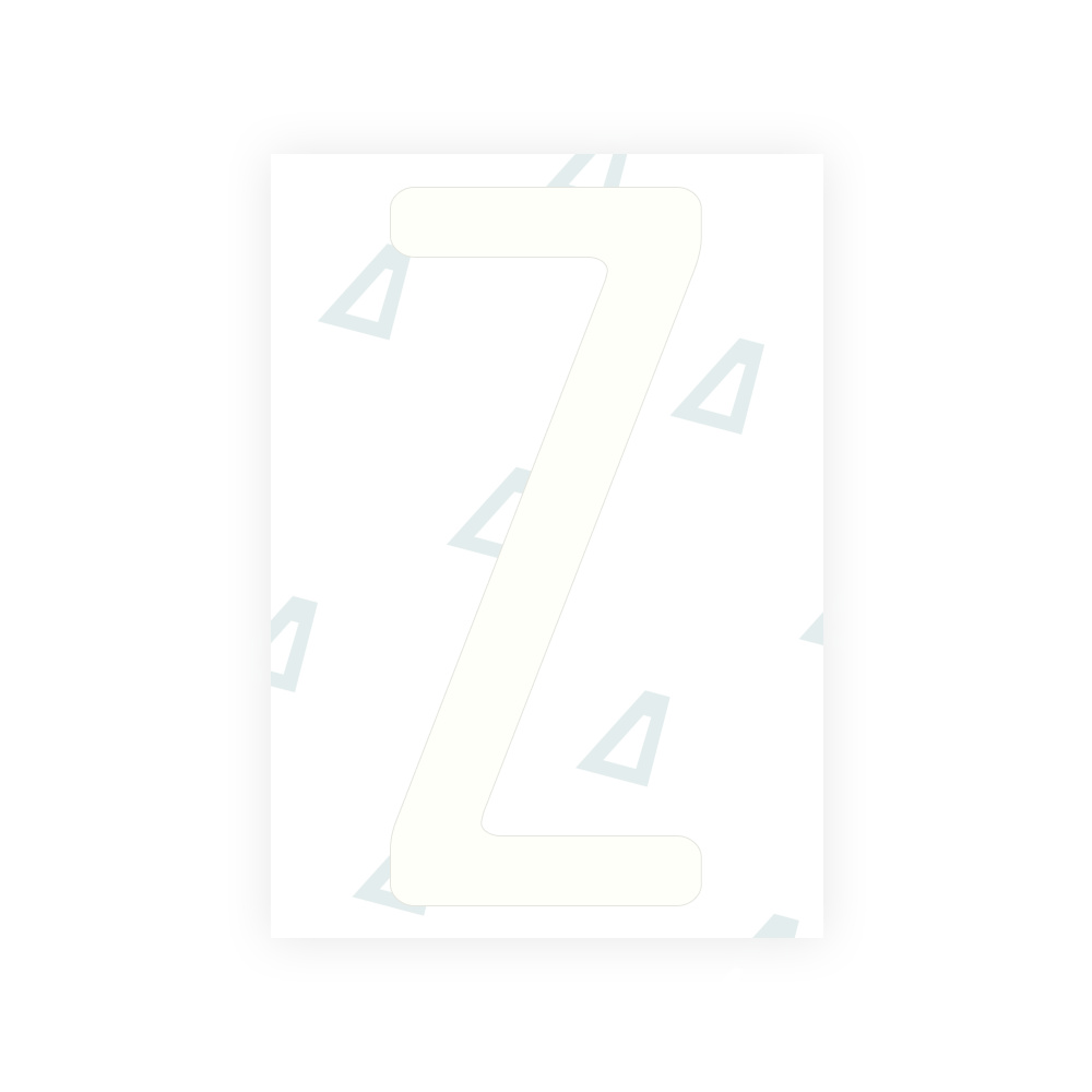 Alite Nanofilm for US (Kentucky - Embossed) license plates - Symbol "Z"