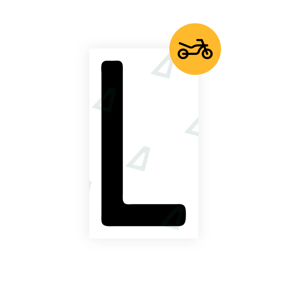 Alite Nanofilm for Switzerland Moto license plates - Symbol "L" - Alite