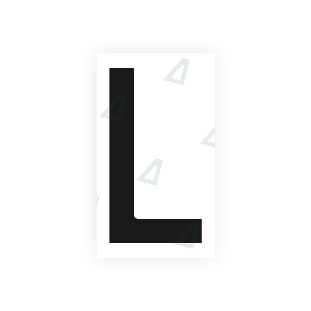 Alite Nanofilm for Czech Republic license plates - Symbol "L" - Alite