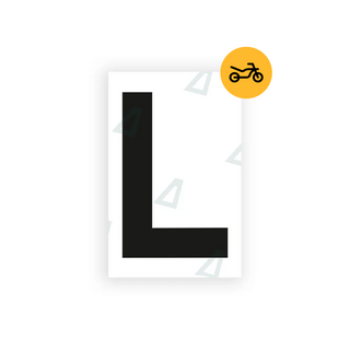 Alite Nanofilm for United Kingdom Moto license plates - Symbol "L" - Alite