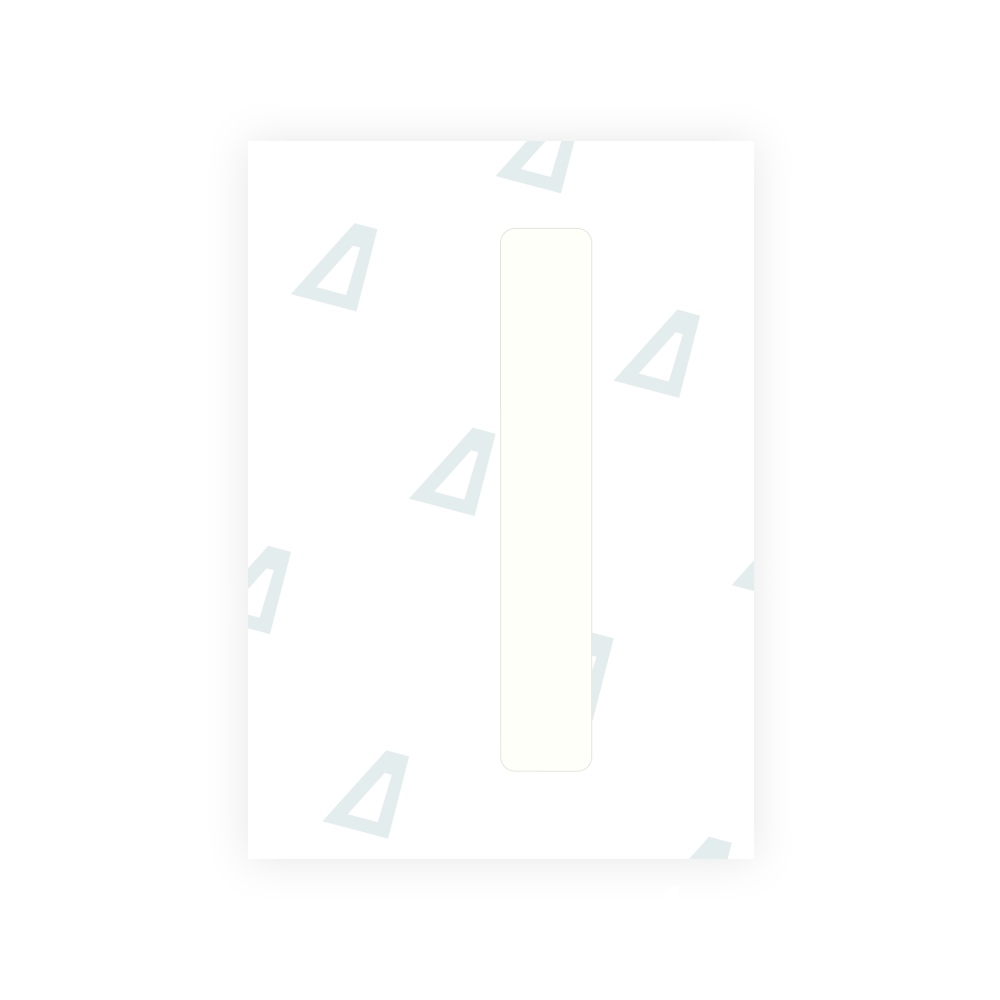 Alite Nanofilm for Latvia number plates - Symbol "I"