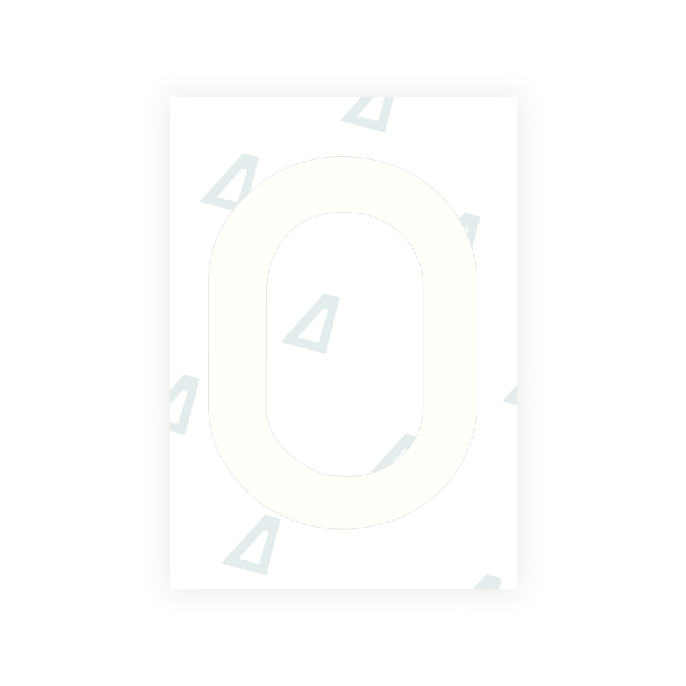 Alite Nanofilm for Latvia number plates - Symbol "O"