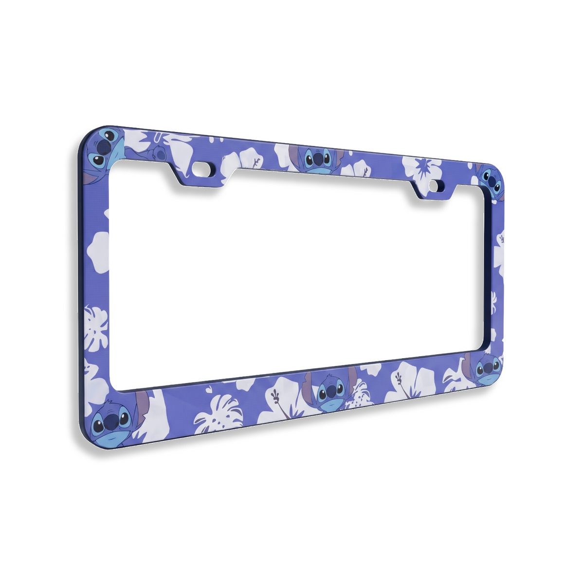 License plate frame Aluminum for USA (Stitch) 1pcs