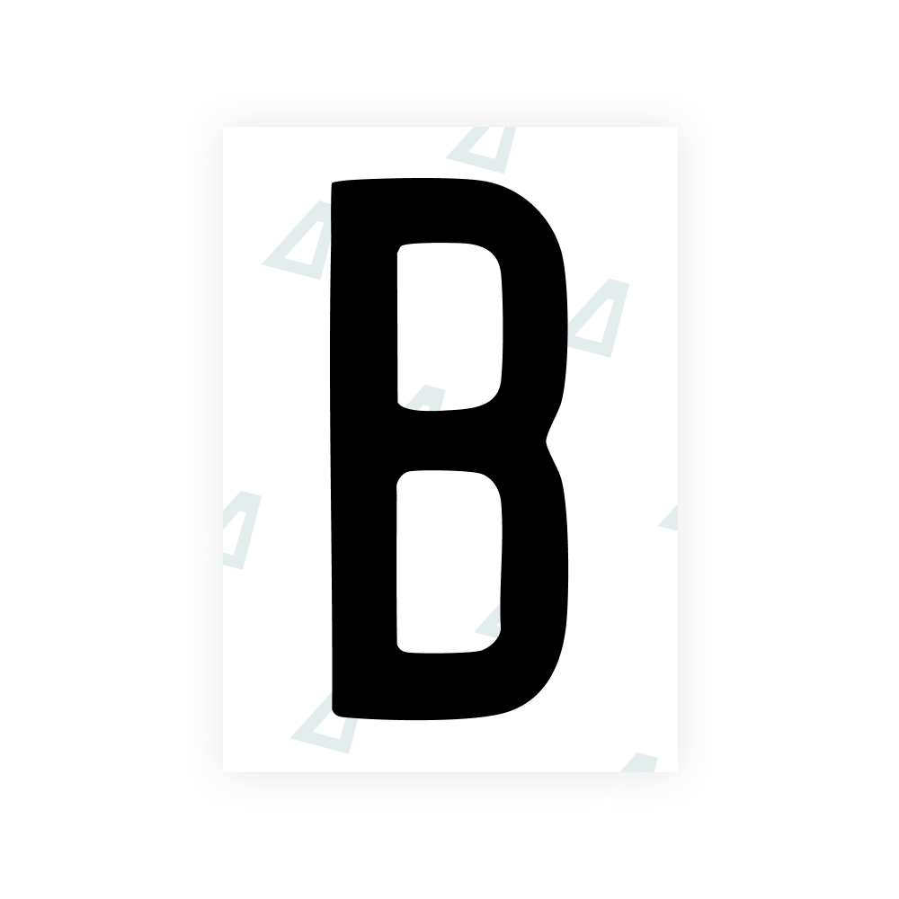Alite Nanofilm para placas de vehículos de Estados Unidos (Luisiana) – Símbolo "B"