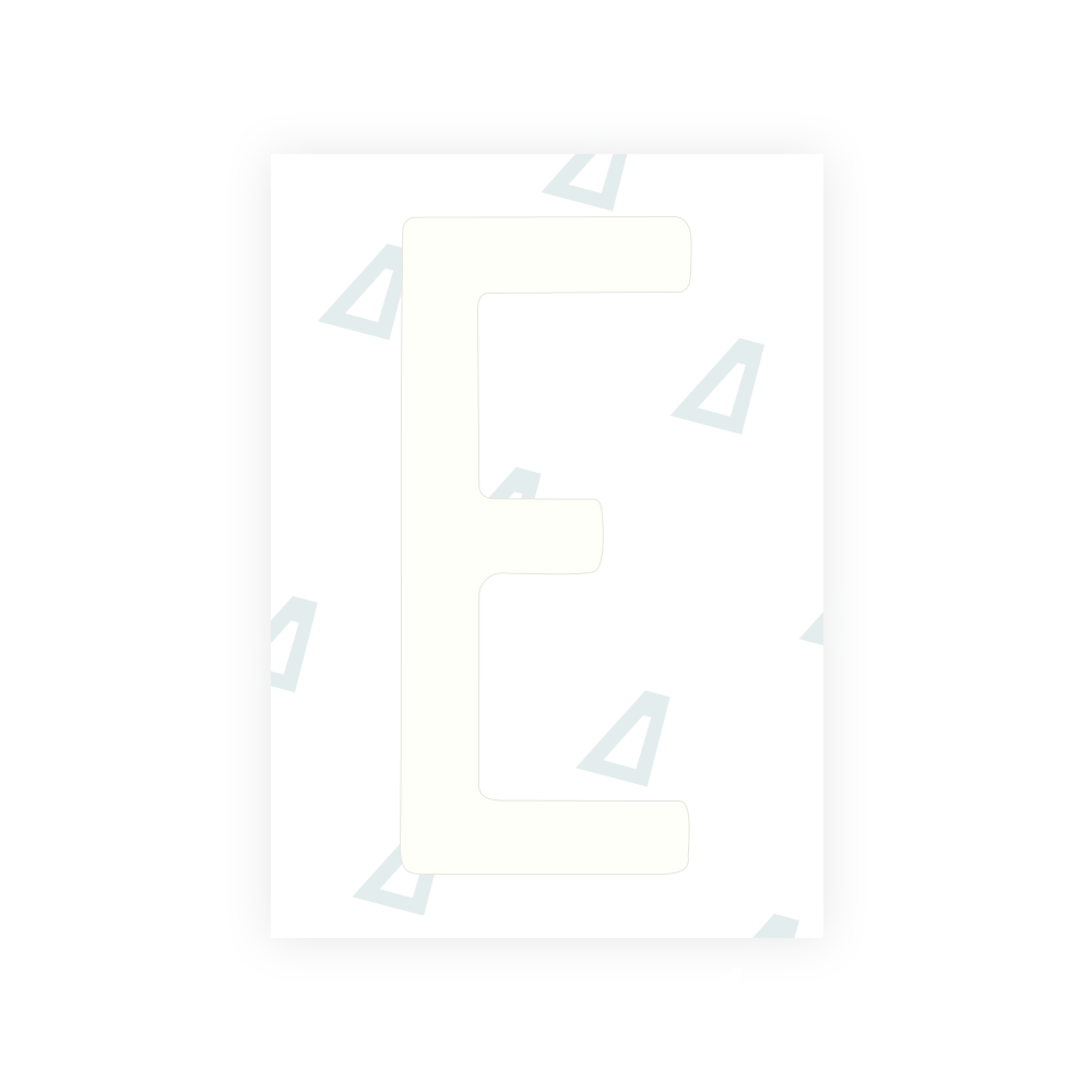 Alite Nanofilm for US (Louisiana) license plates - Symbol "E"