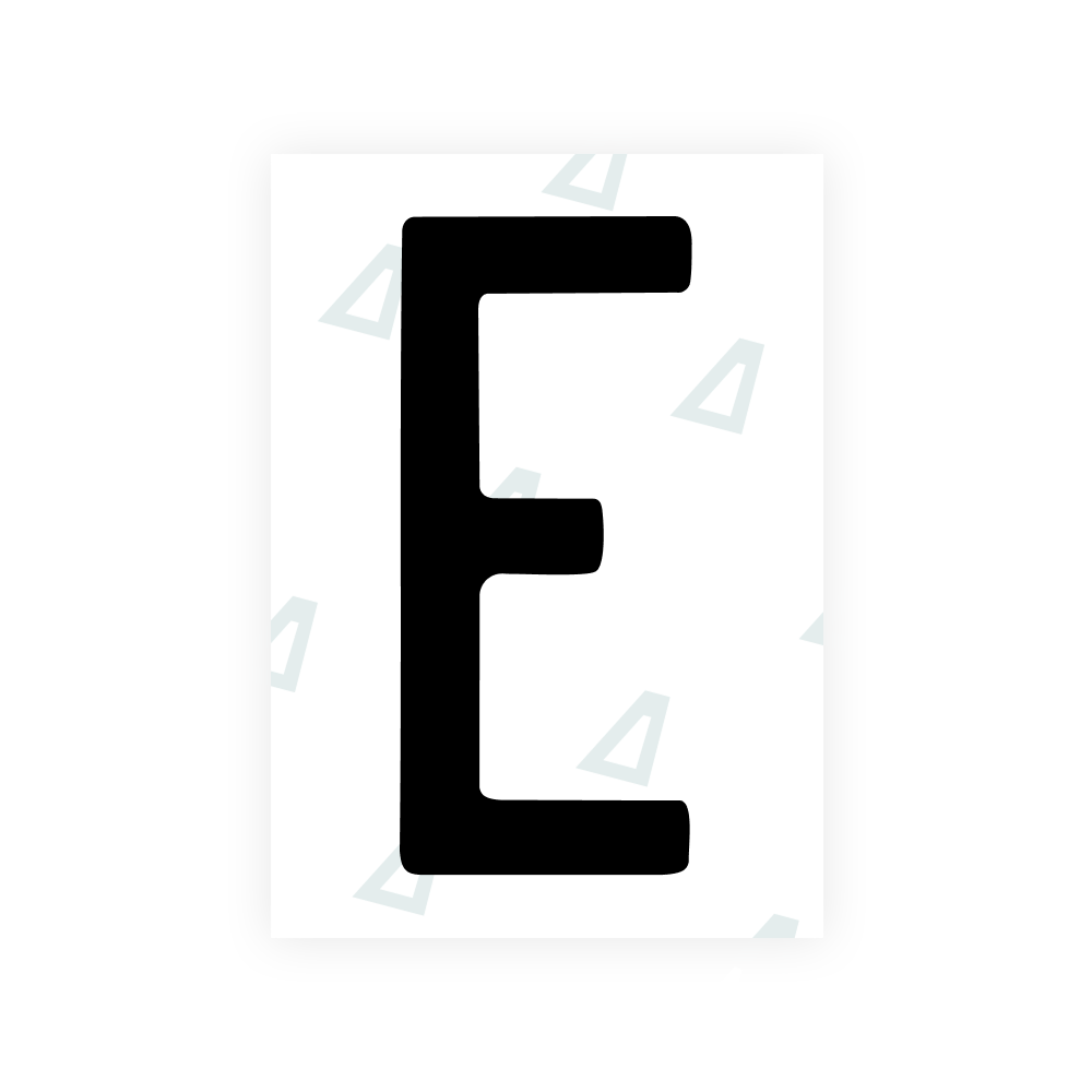 Alite Nanofilm for US (Louisiana) license plates - Symbol "E"
