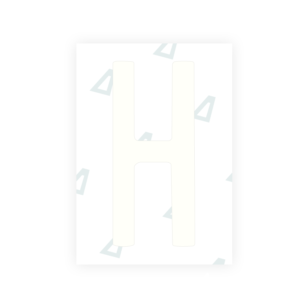 Alite Nanofilm for US (Louisiana) license plates - Symbol "H"