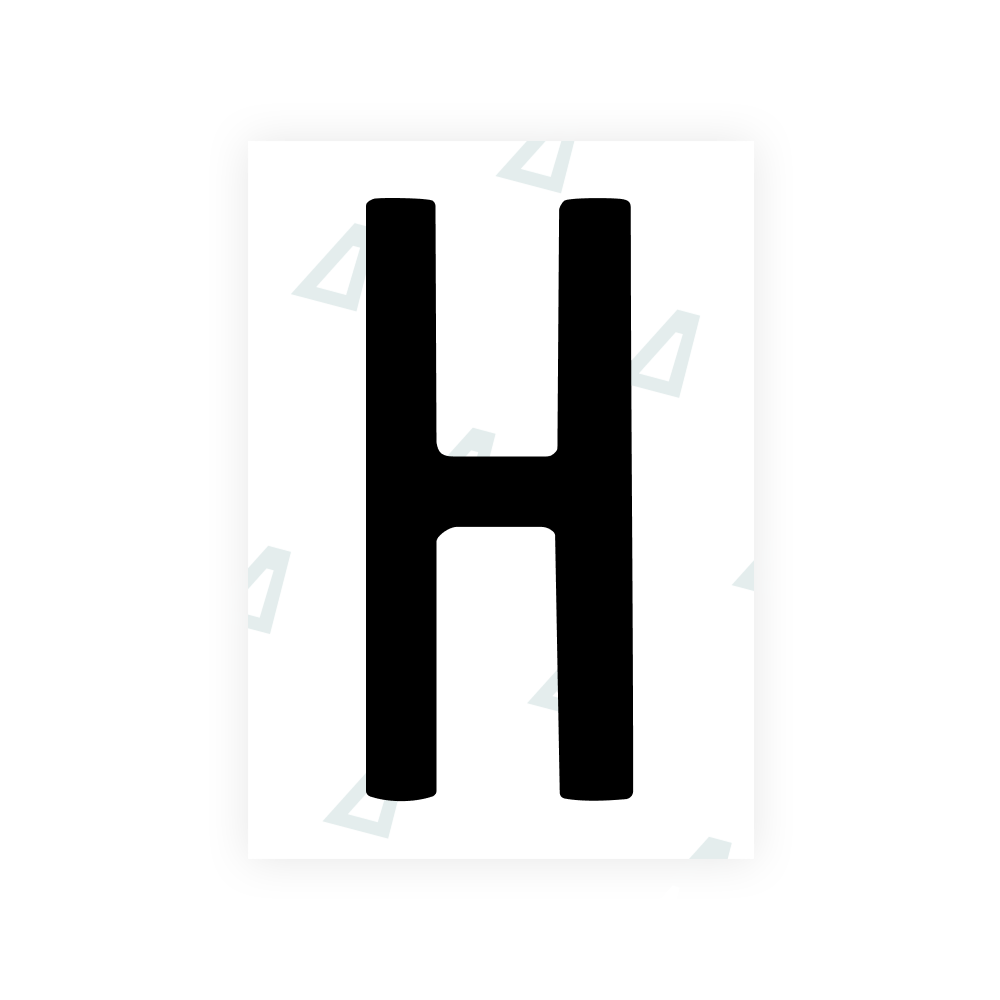 Alite Nanofilm for US (Louisiana) license plates - Symbol "H"