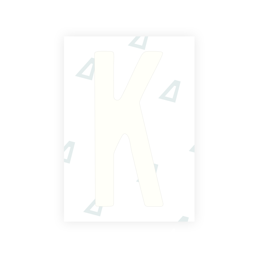 Alite Nanofilm for US (Louisiana) license plates - Symbol "K"