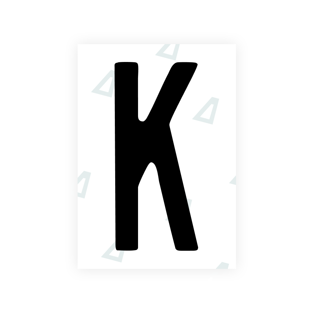 Alite Nanofilm for US (Louisiana) license plates - Symbol "K"