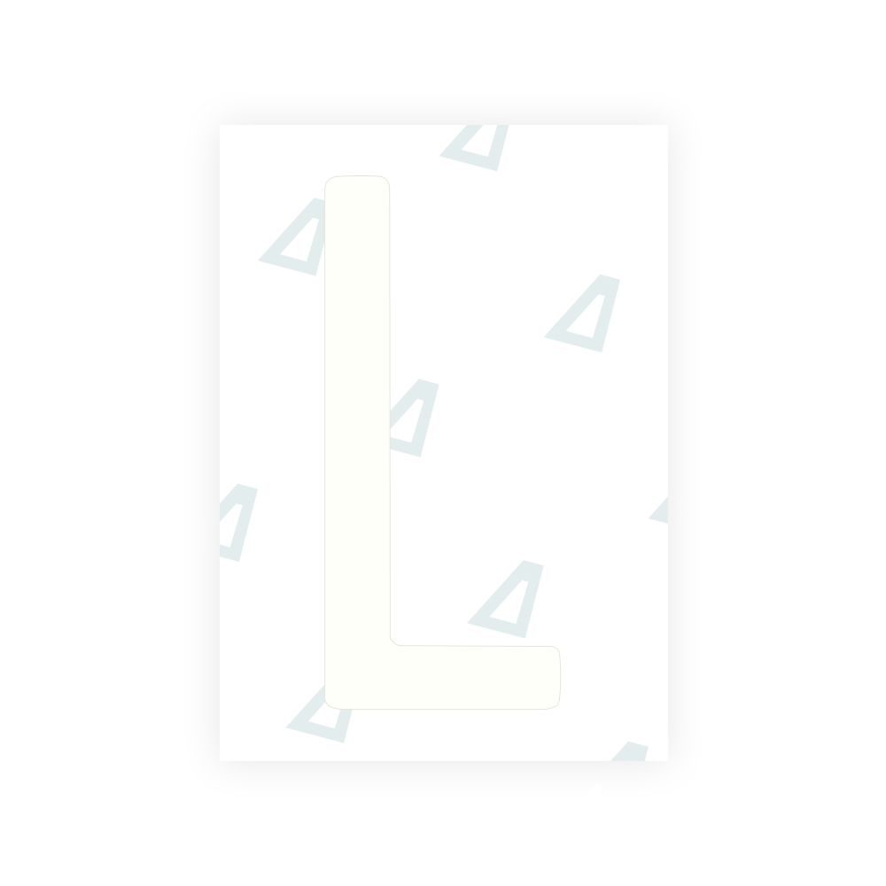 Alite Nanofilm for US (Louisiana) license plates - Symbol "L"
