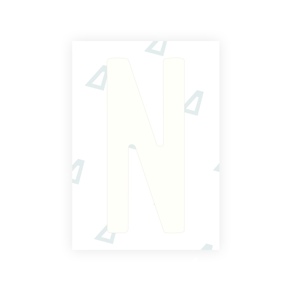 Alite Nanofilm for US (Louisiana) license plates - Symbol "N"