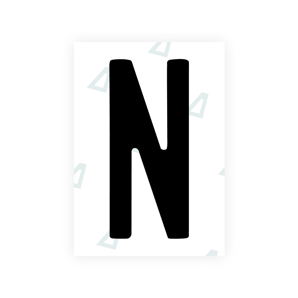 Alite Nanofilm for US (Louisiana) license plates - Symbol "N"