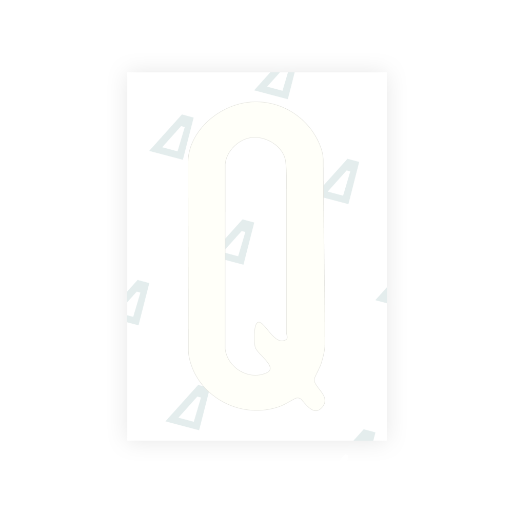 Alite Nanofilm for US (Louisiana) license plates - Symbol "Q"