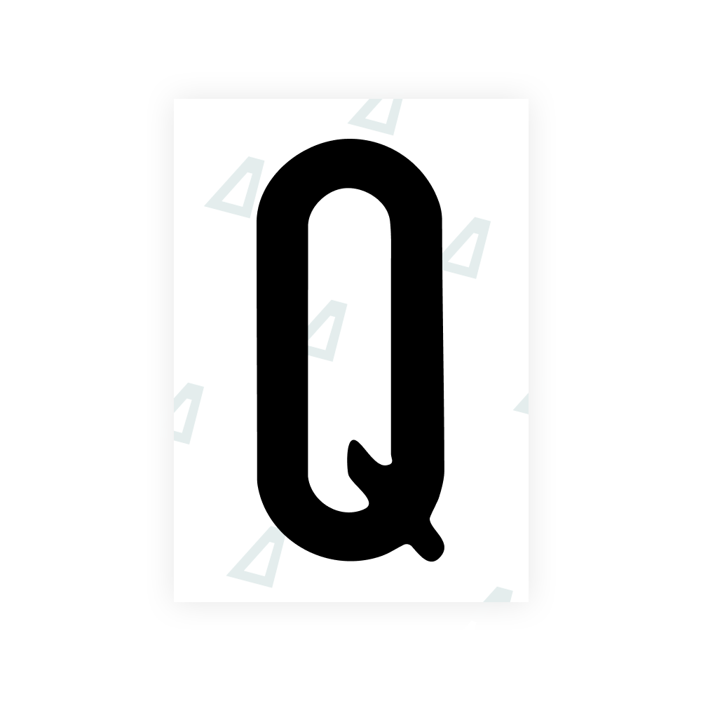 Alite Nanofilm for US (Louisiana) license plates - Symbol "Q"