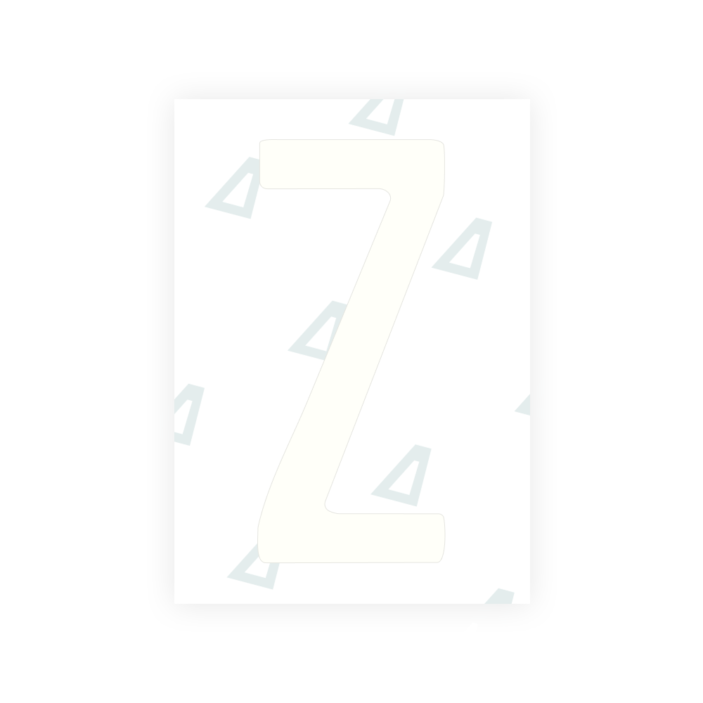 Alite Nanofilm for US (Louisiana) license plates - Symbol "Z"