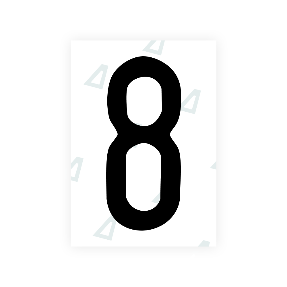 Alite Nanofilm for US (Maine) license plates - Symbol "8"