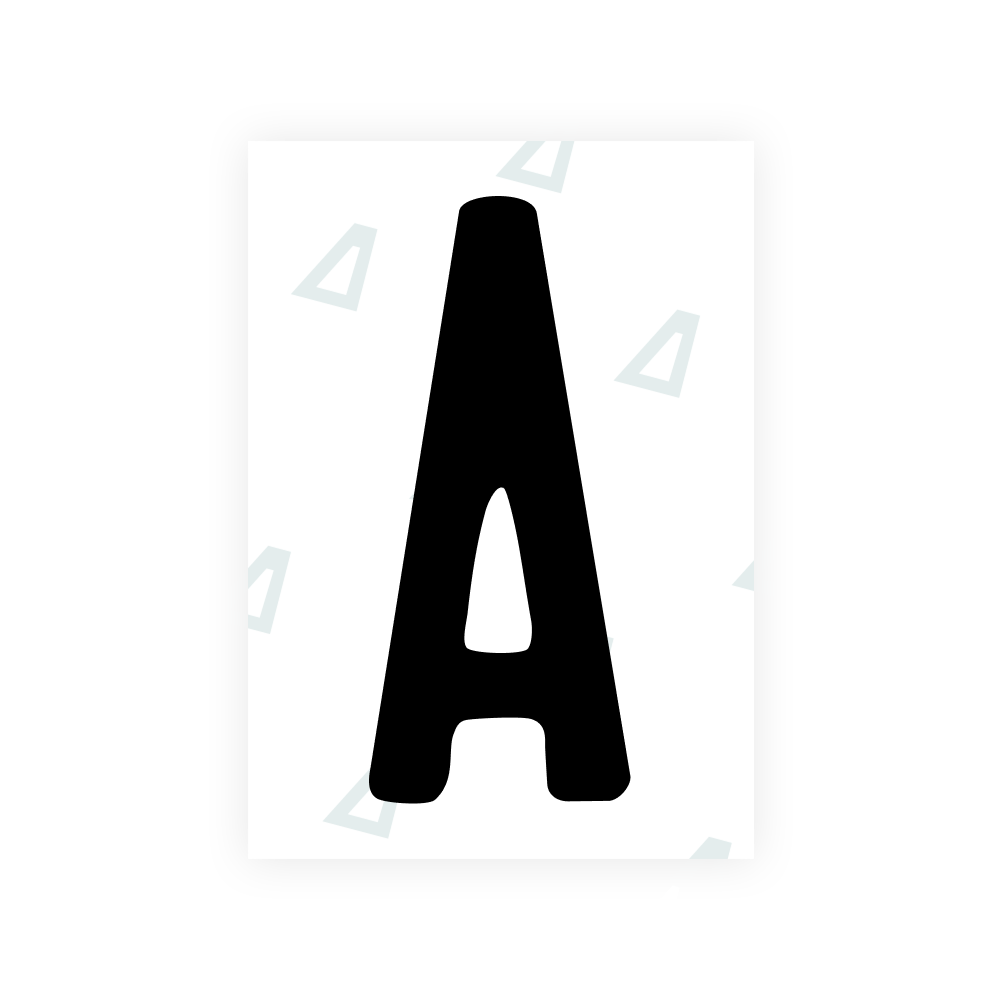 Alite Nanofilm for US (New Hampshire) license plates - Symbol "A"