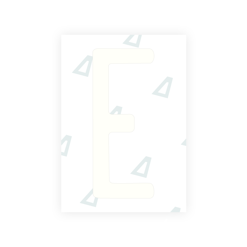 Alite Nanofilm for US (Maine) license plates - Symbol "E"