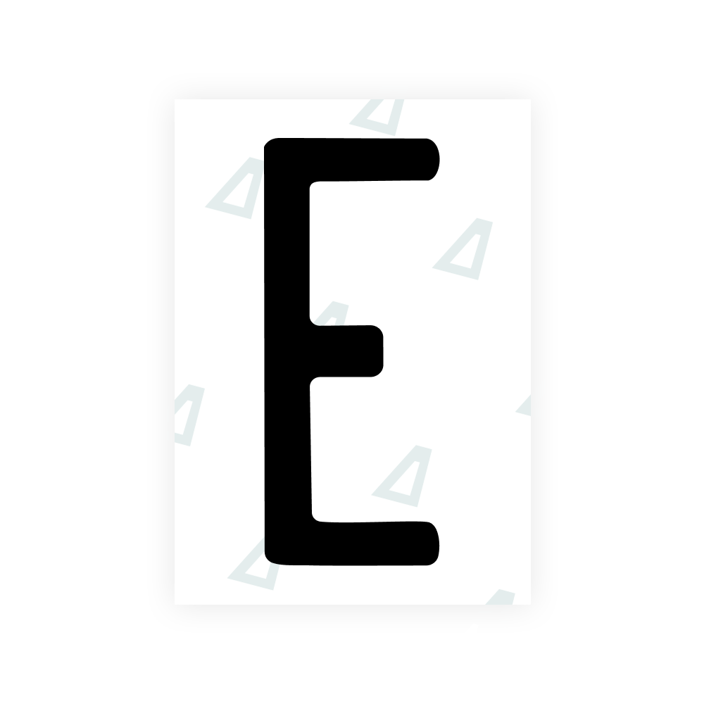 Alite Nanofilm for US (Maine) license plates - Symbol "E"