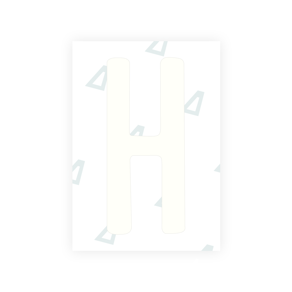 Alite Nanofilm for US (New Hampshire) license plates - Symbol "H"