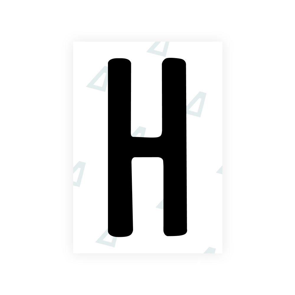Alite Nanofilm for US (New Hampshire) license plates - Symbol "H"
