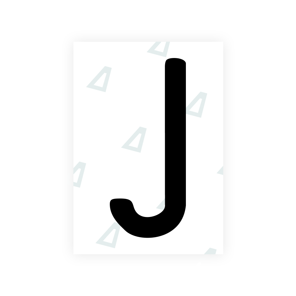 米国(メイン州)ナンバープレート用 Alite ナノフィルム - シンボル「J」