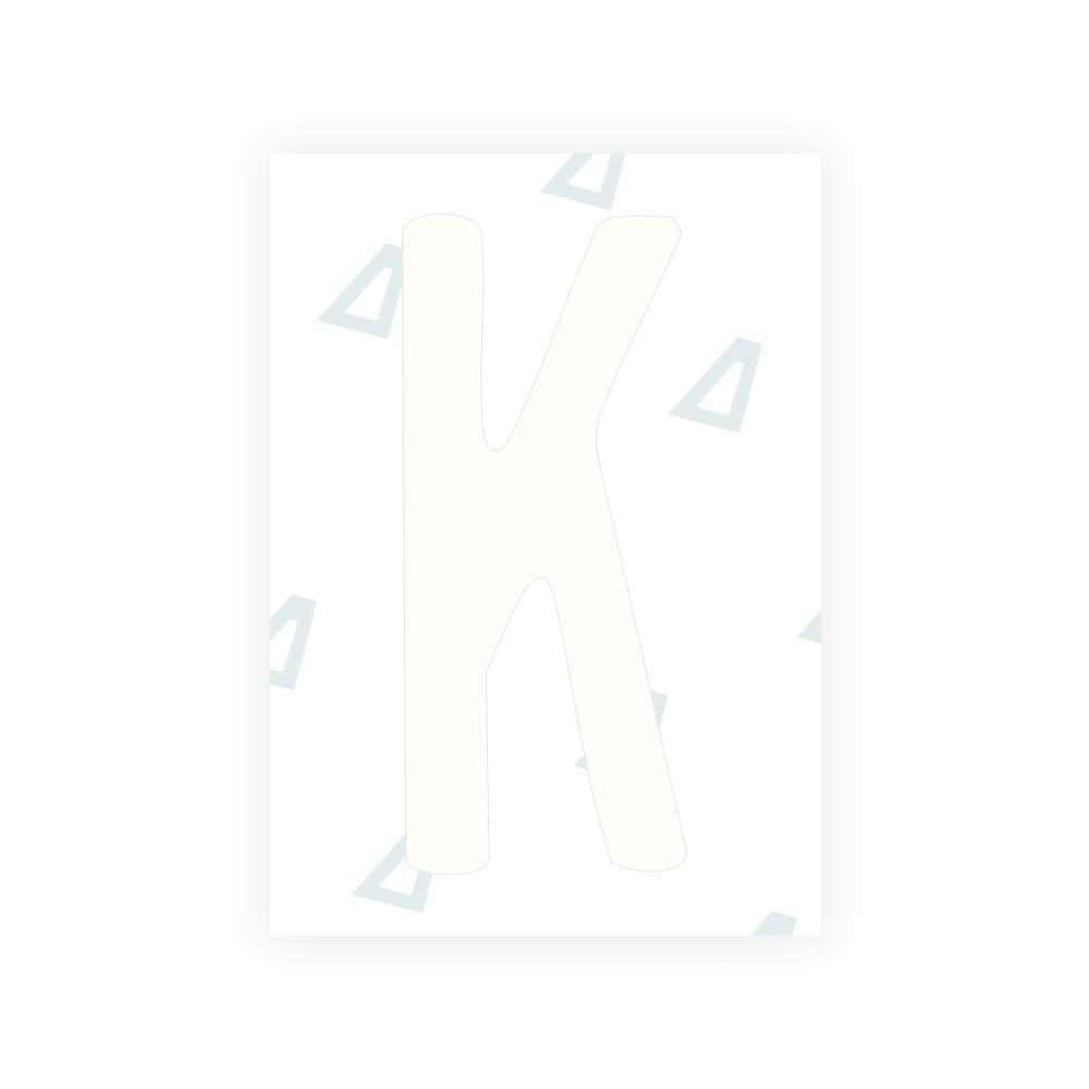 Alite Nanofilm for US (New Hampshire) license plates - Symbol "K"