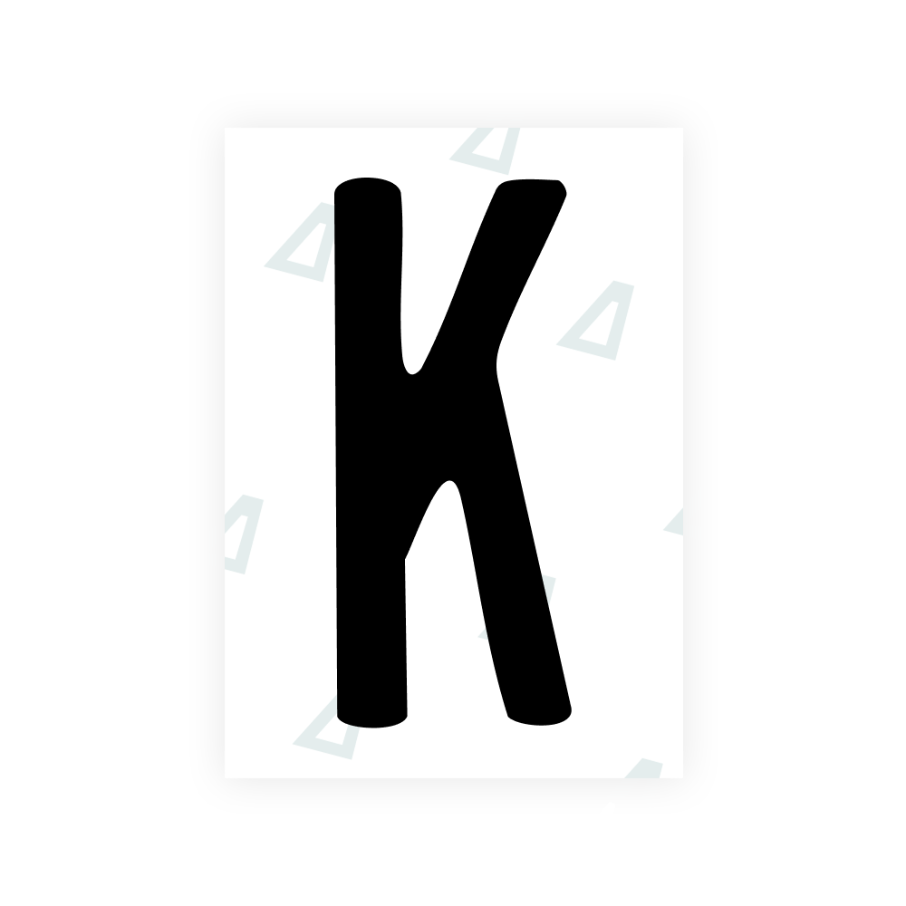 Alite Nanofilm for US (New Hampshire) license plates - Symbol "K"