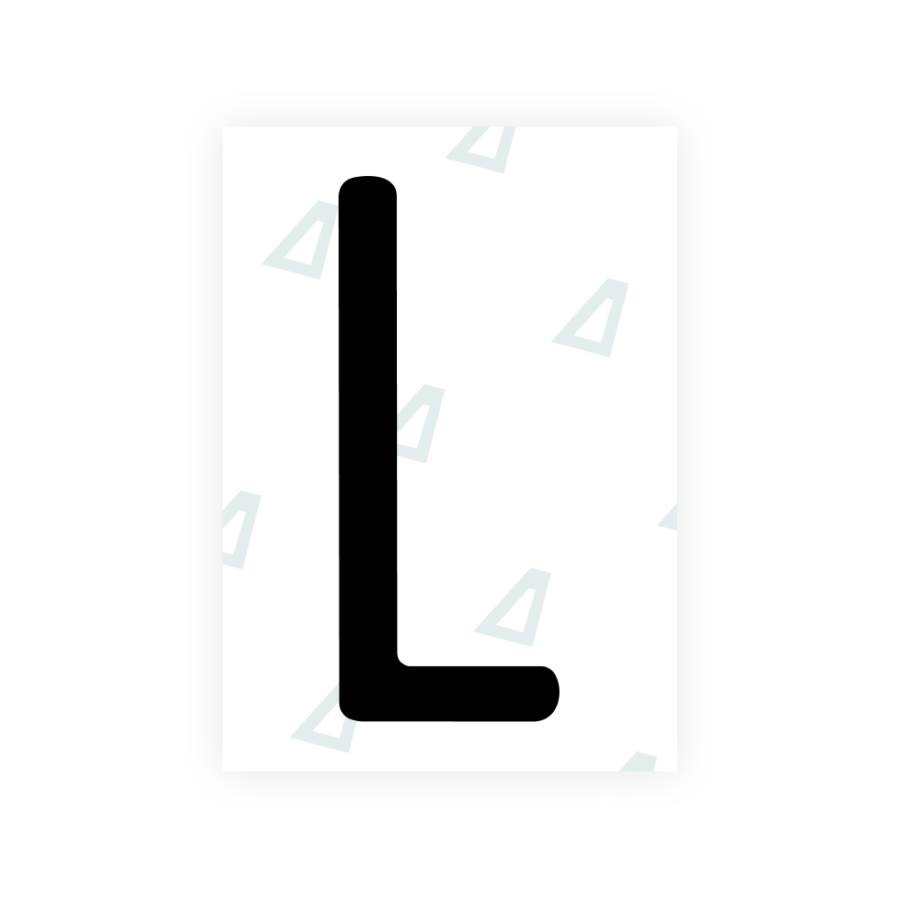 Alite Nanofilm for US (New Hampshire) license plates - Symbol "L"