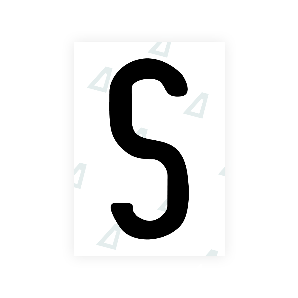 Alite Nanofilm for US (Maine) license plates - Symbol "S"