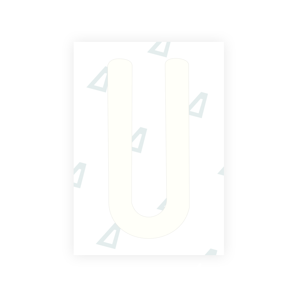 Alite Nanofilm for US (New Hampshire) license plates - Symbol "U"