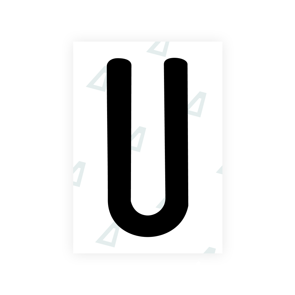 Alite Nanofilm for US (New Hampshire) license plates - Symbol "U"