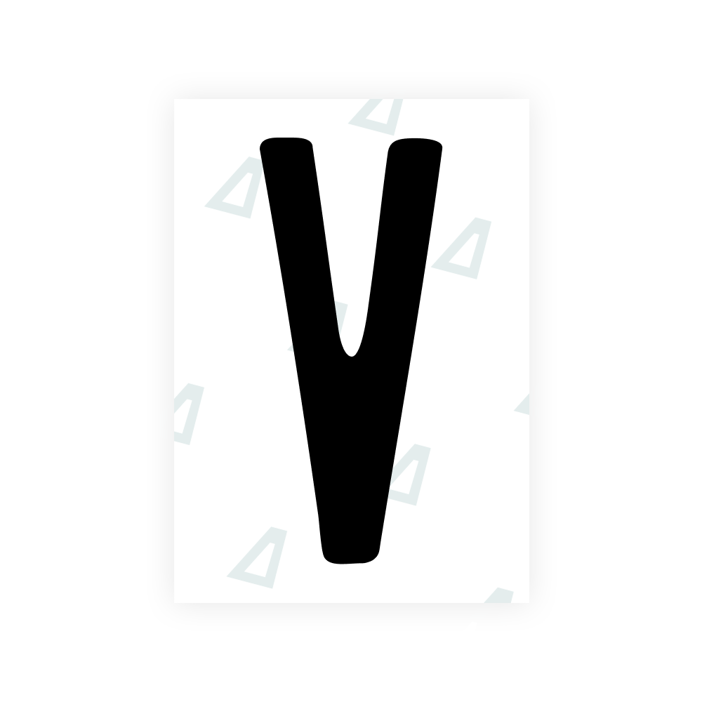 Alite Nanofilm for US (Maine) license plates - Symbol "V"