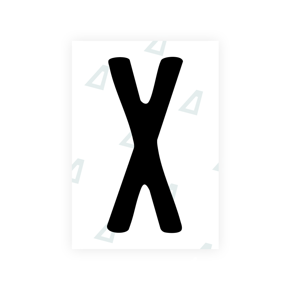 Alite Nanofilm für US-amerikanische (Maine) Kfz-Kennzeichen – Symbol „X“