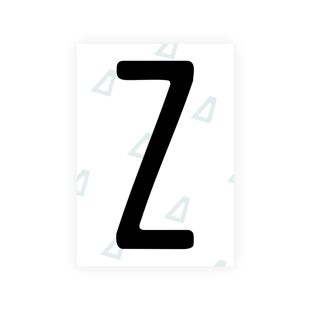 Nanofilme Alite para placas de veículos dos EUA (Maine) - Símbolo "Z"