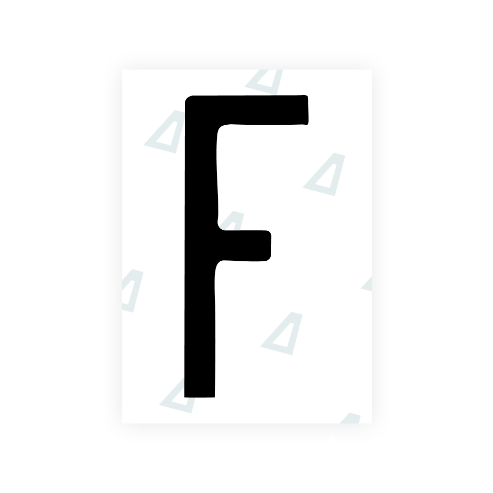 Alite Nanofilm for US (Mississippi) license plates - Symbol "F"