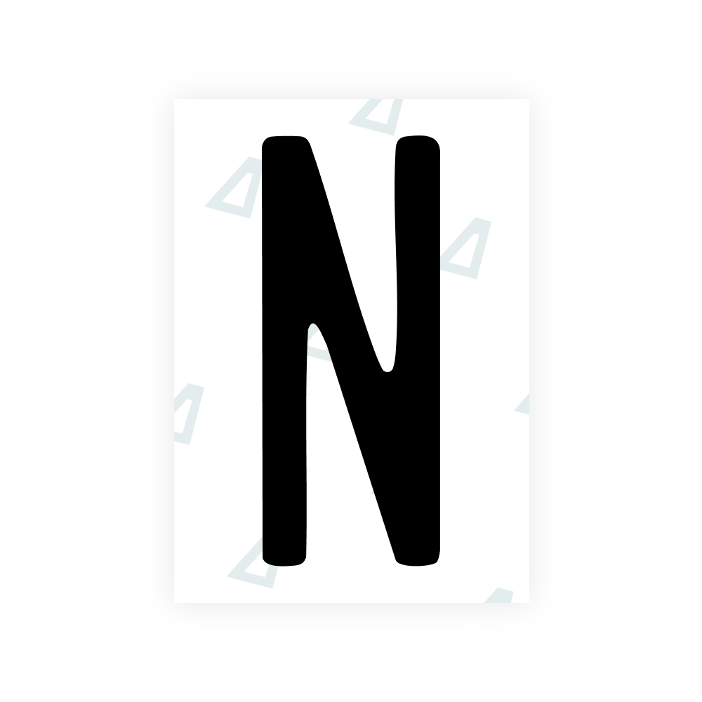Alite Nanofilm for US (Mississippi) license plates - Symbol "N"