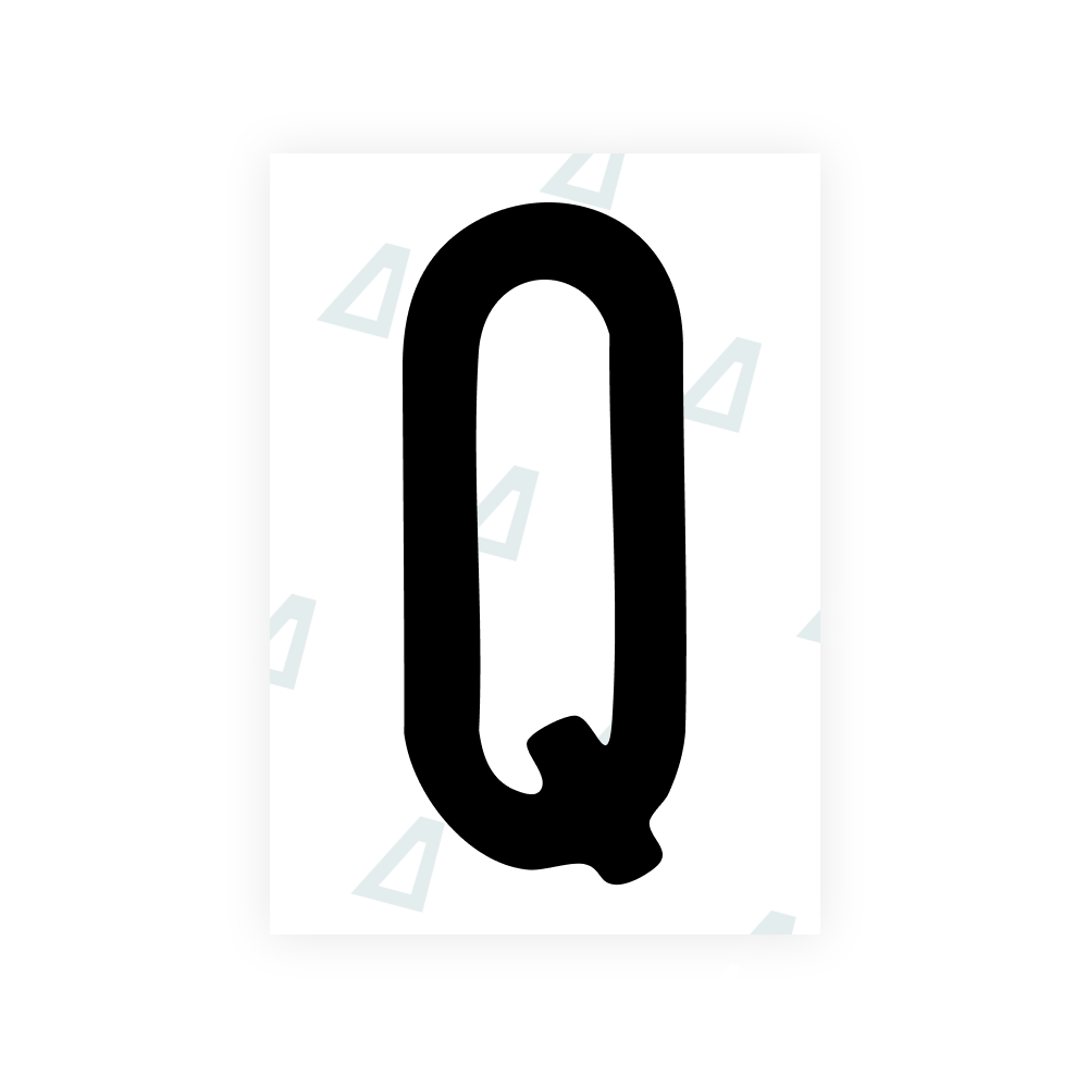 Alite Nanofilm for US (Mississippi) license plates - Symbol "Q"