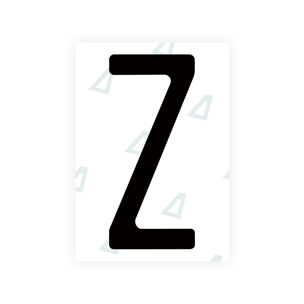 米国(ミズーリ州)ナンバープレート用 Alite ナノフィルム - シンボル「Z」
