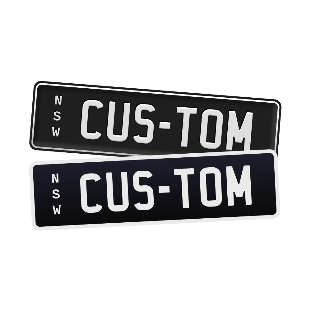 Alite Nanofilm – Custom Anti Radar Stickers for New South Wales Black License Plates
