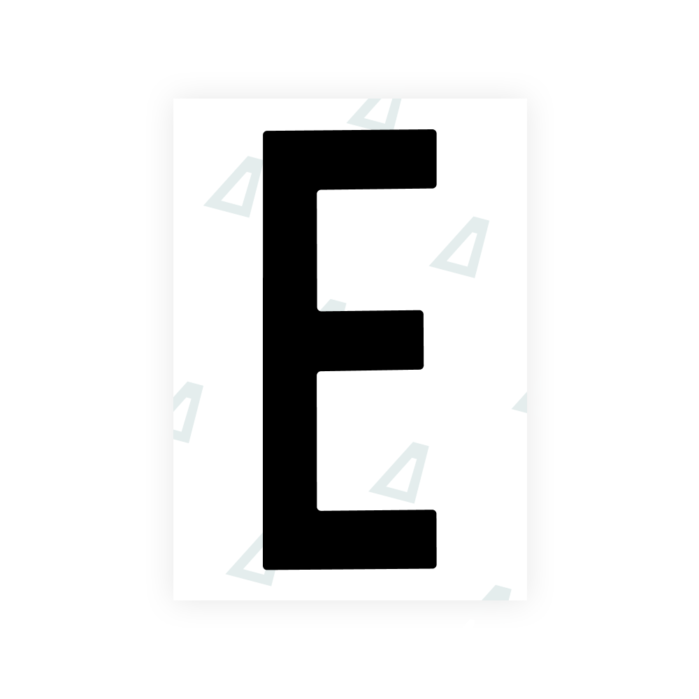 Alite Nanofilm for US (Nebraska 2017) license plates - Symbol "E"