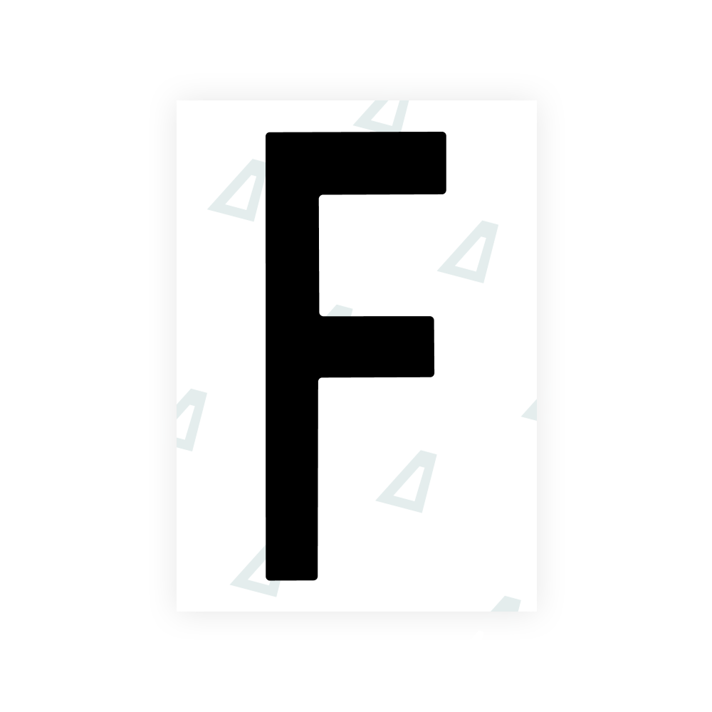Alite Nanofilm for US (Nebraska 2017) license plates - Symbol "F"