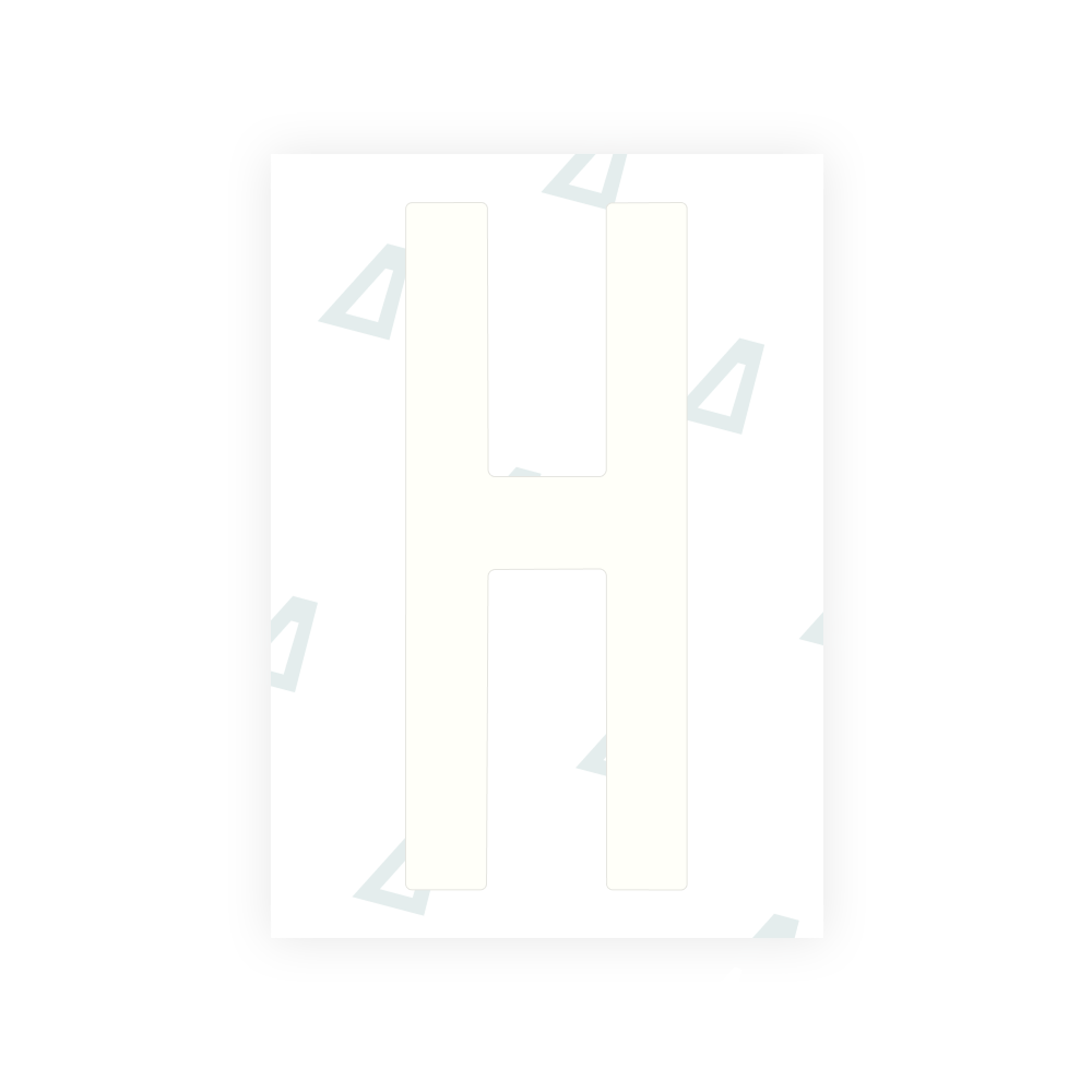Alite Nanofilm for US (Nebraska 2017) license plates - Symbol "H"
