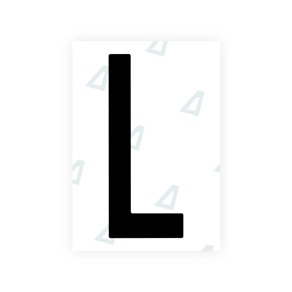 Alite Nanofilm for US (Nebraska 2017) license plates - Symbol "L"
