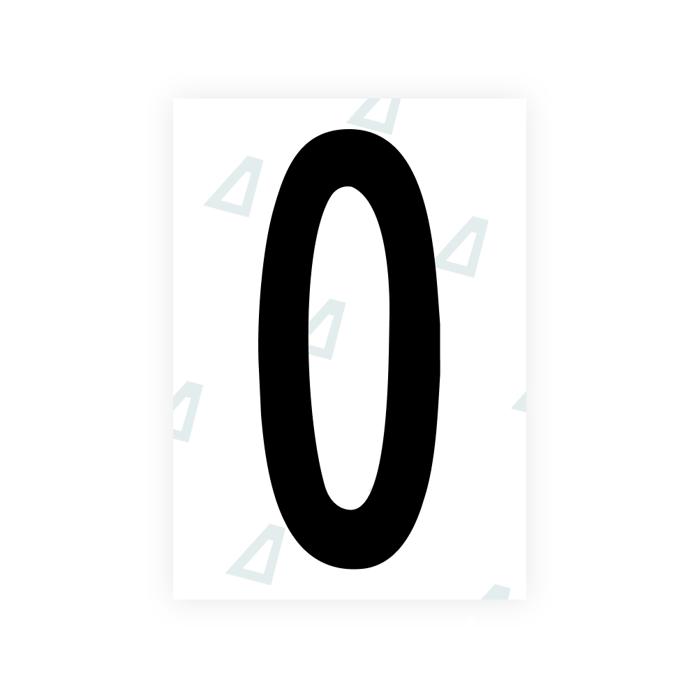 Alite Nanofilm for US (Nebraska 2017) license plates - Symbol "O"