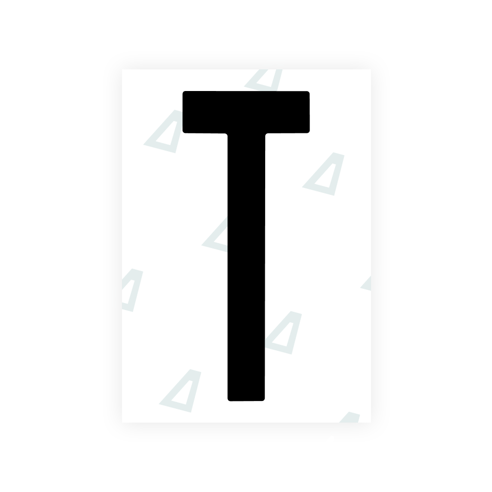Alite Nanofilm for US (Nebraska 2017) license plates - Symbol "T"