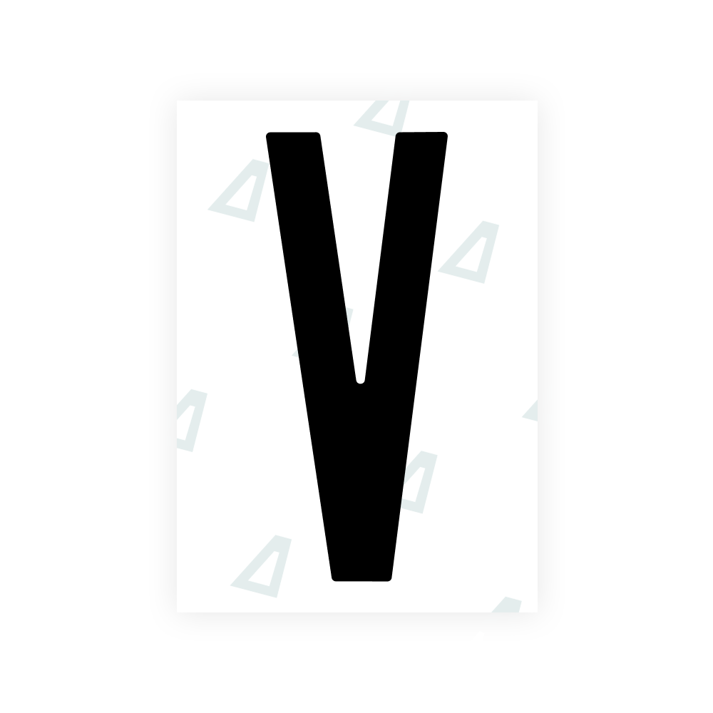 Alite Nanofilm for US (Nebraska 2017) license plates - Symbol "V"