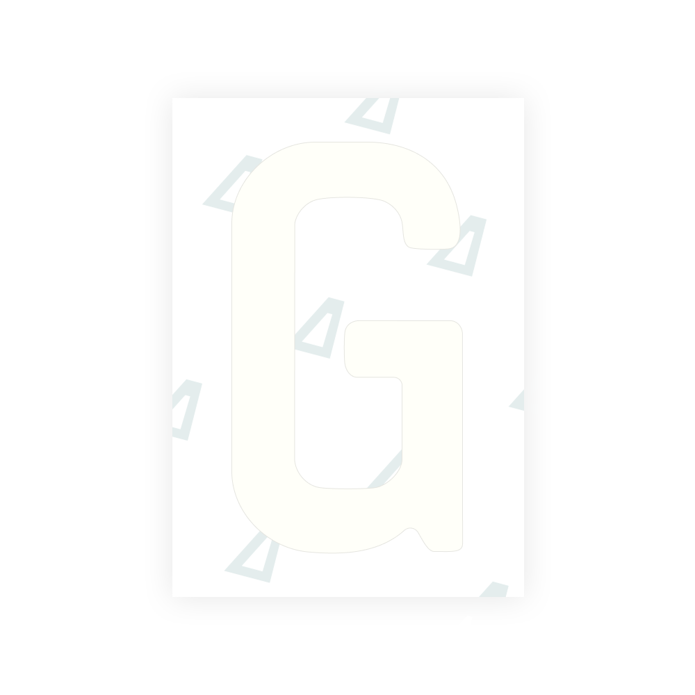 Alite Nanofilm for New Zealand license plates - Symbol "G"